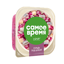 Salad "Beet dressed herring"